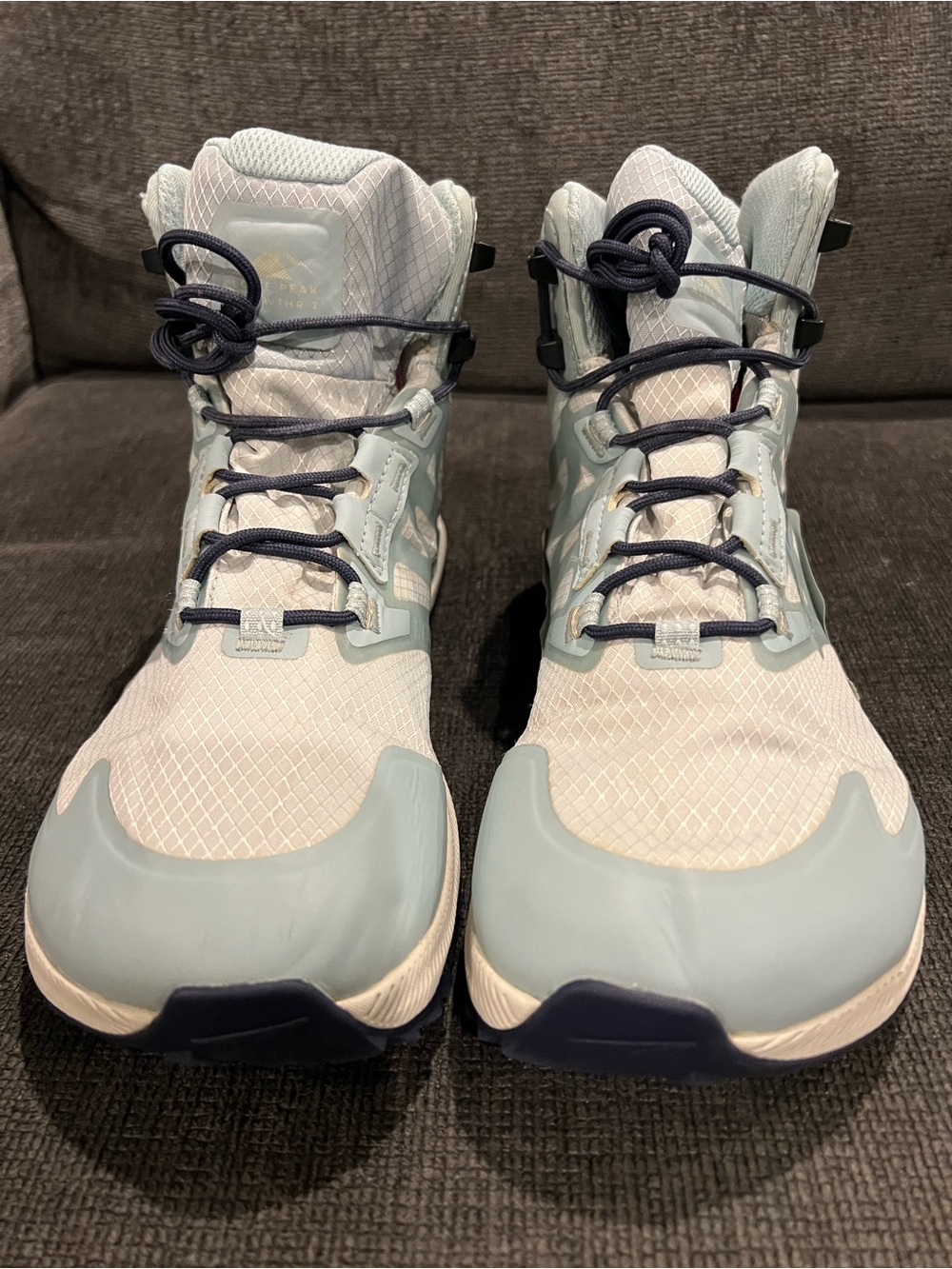 Altra Women's Light Blue and White Athletic Sneakers